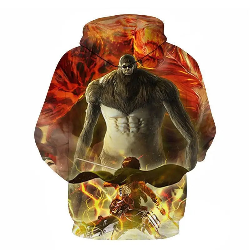Felpa bestiale Eren vs Titano - Attack on Titan™
