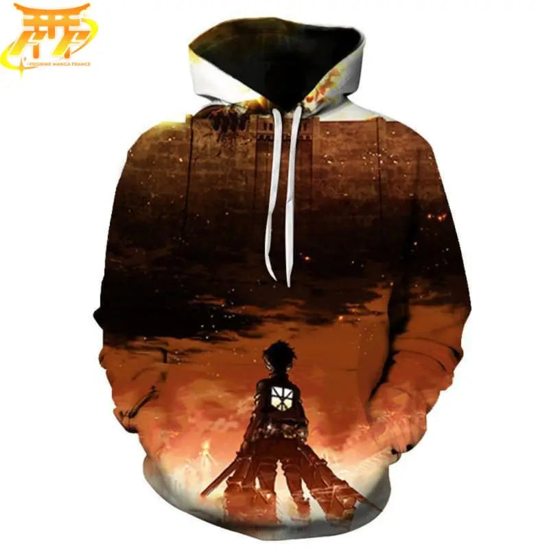 Felpa Eren ’La caduta del Muro Maria’ - Attack on Titan™