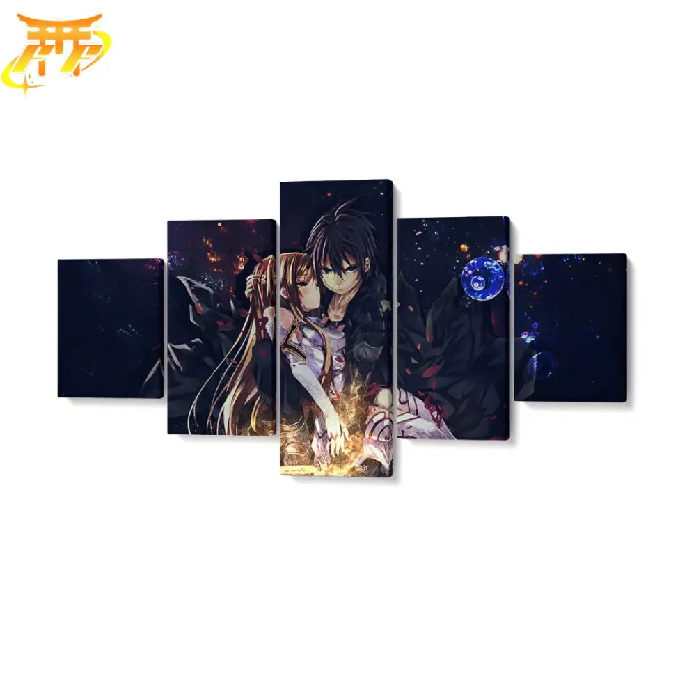Kirito e Asuna Quadro - Sword Art Online™