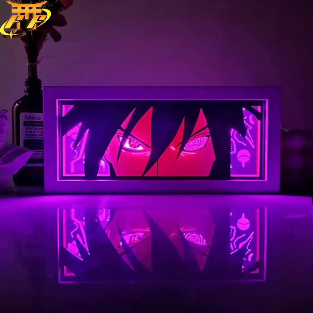 Lampade LED 3D Sasuke Uchiha Rinnegan - Naruto™