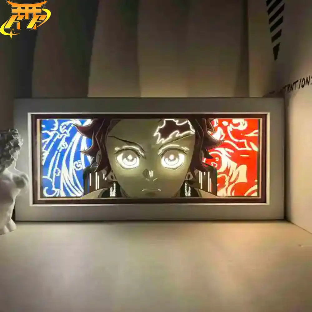 Lampade LED 3D Tanjiro Il Pilastro del Sole - Demon Slayer™