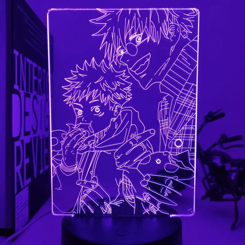 Lampade led Satoru Gojo e Yuji Itadori - Jujutsu Kaisen™