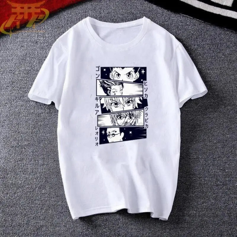 Maglietta Gon Killua Kurapika Hisoka e Leorio - Hunter x Hunter™