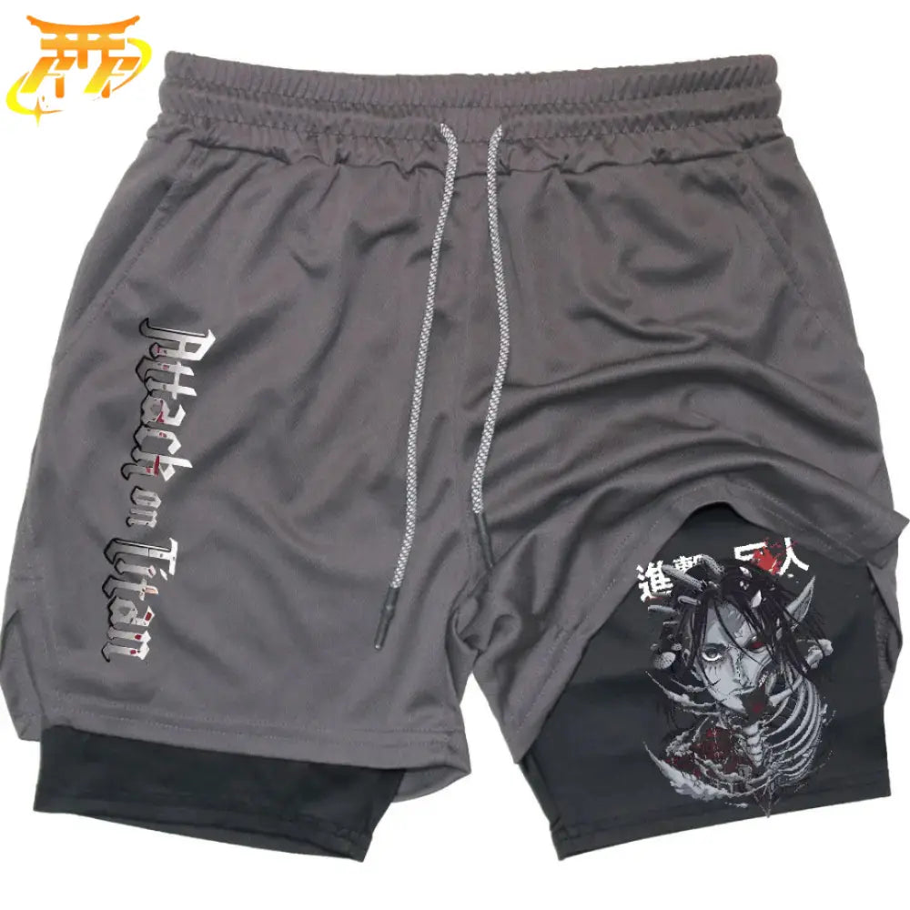 Pantaloncini Gigante Fondatore Grigio - Attack on Titan™