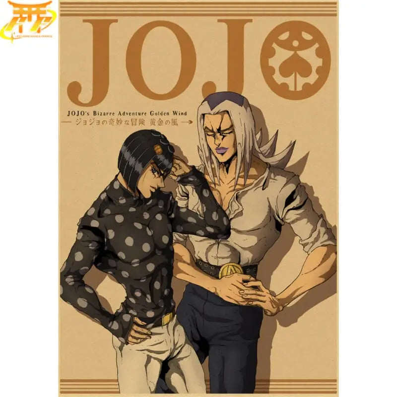 Poster Bruno Bucciarati x Abbacchio - Jojo’s Bizarre Adventure™