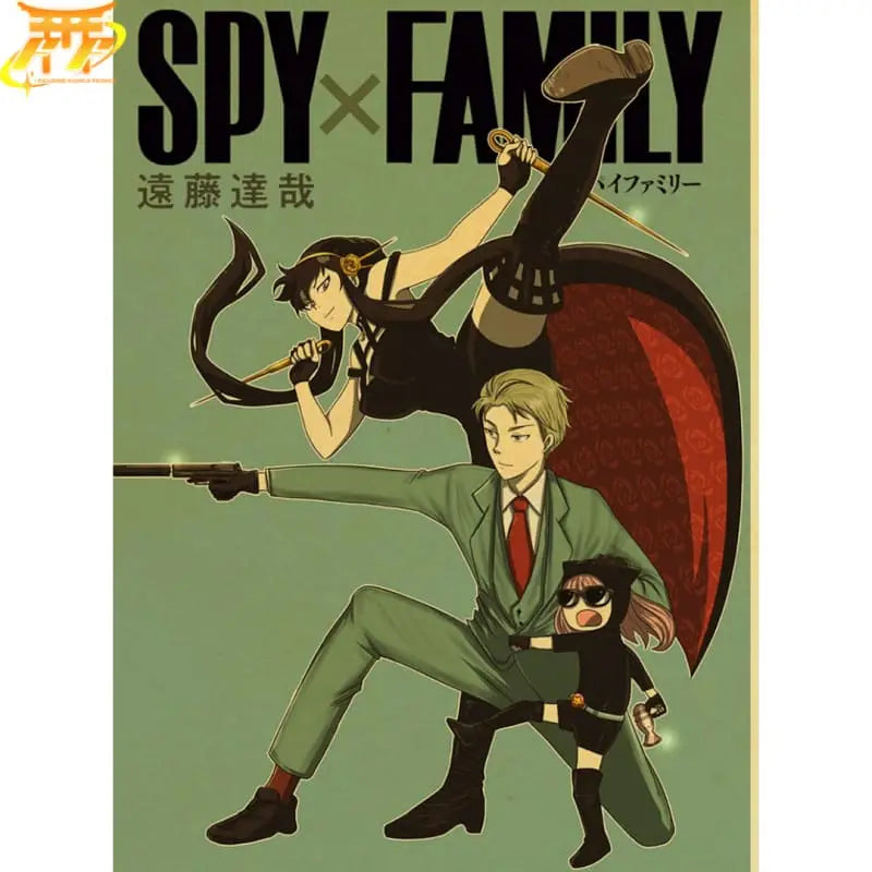 Poster della famiglia Forger ’Combat’ - Spy x Family™