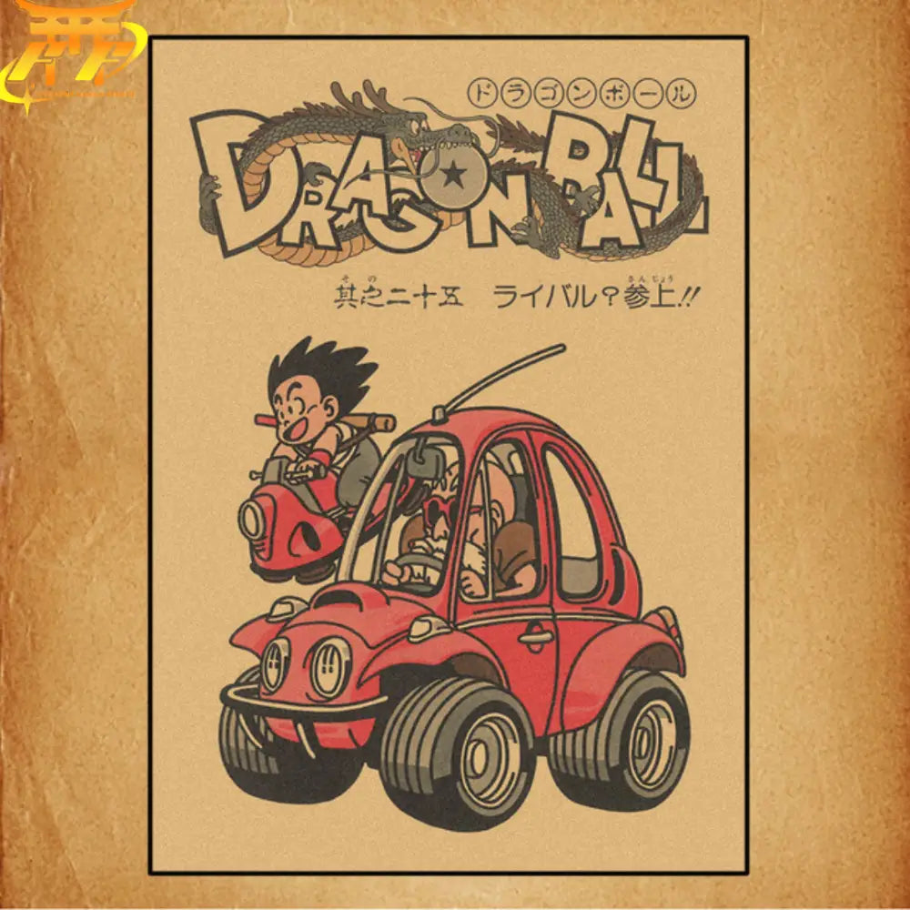 Poster Goku ’Car’ - Dragon Ball Z™