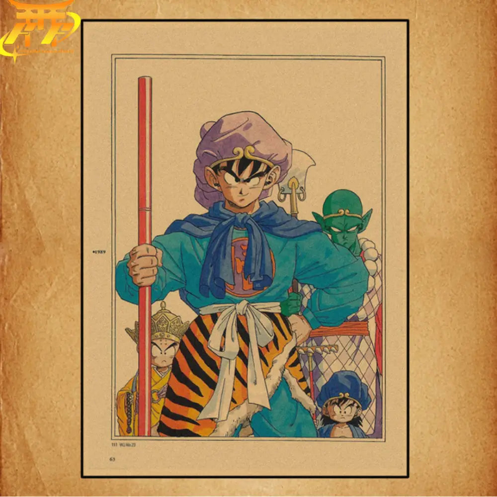 Poster Goku ’Nyoï Bo’ - Dragon Ball Z™