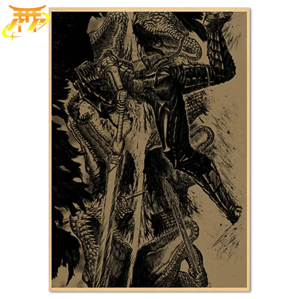 Poster Guts ’Combat’ - Berserk™
