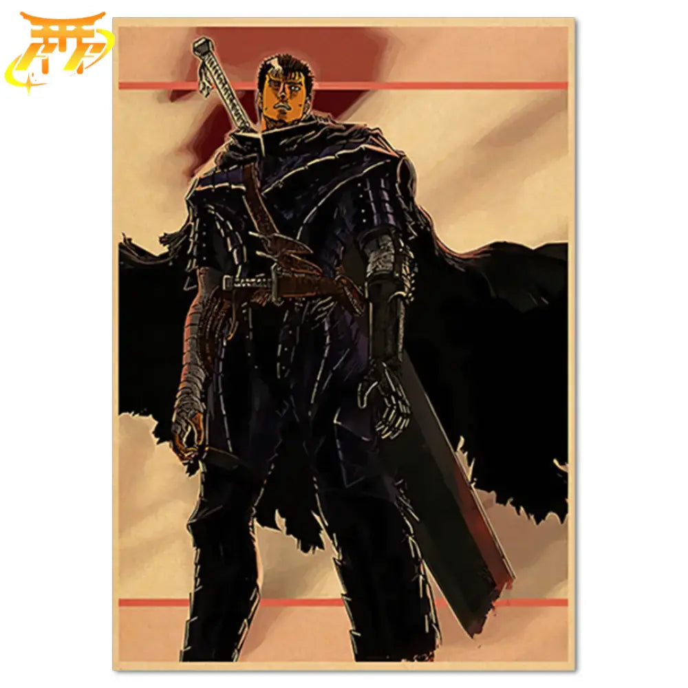 Poster Guts ’Il Guerriero Solitario’ - Berserk™