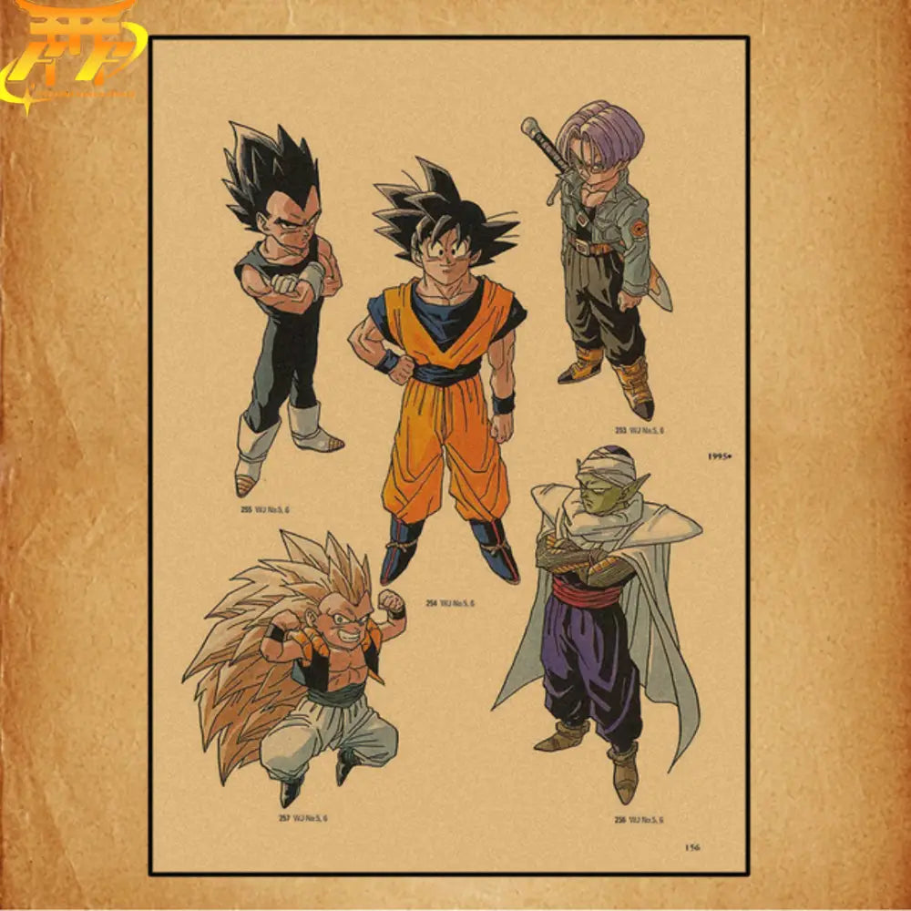 Poster Squadra Z - Dragon Ball Z™