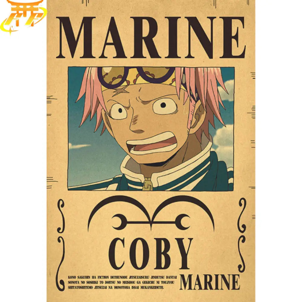 Poster Wanted Coby - One Piece™