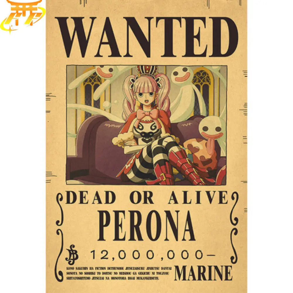Poster Wanted Perona - One Piece™