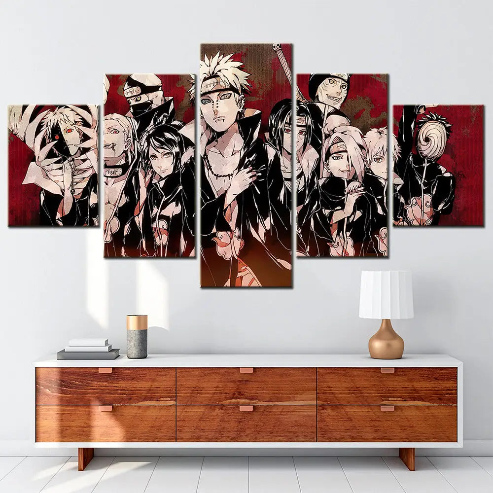 Quadro Akatsuki l’Alleanza delle Ombra - Naruto Shippuden™