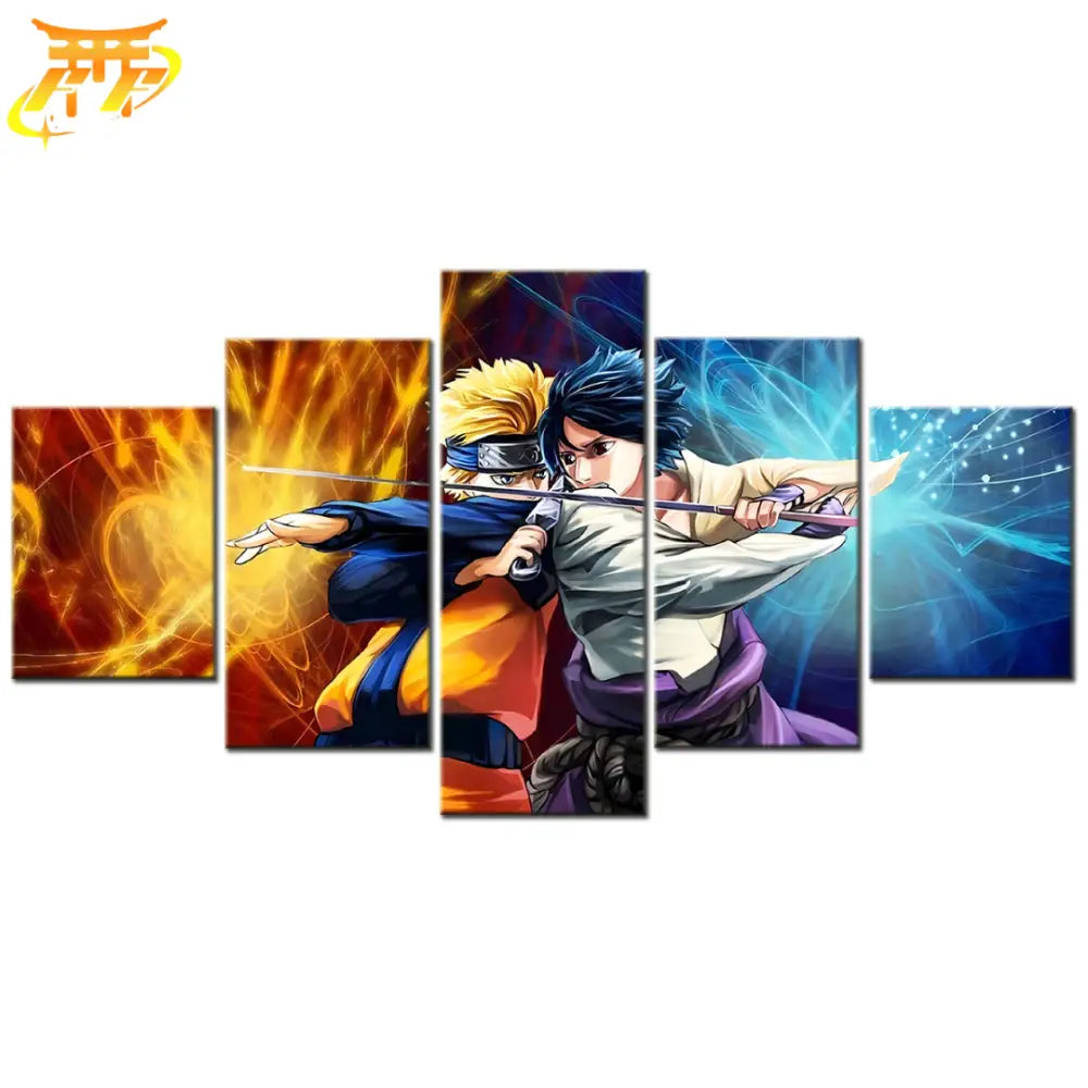 Quadro Battaglia di Naruto e Sasuke - Naruto Shippuden™