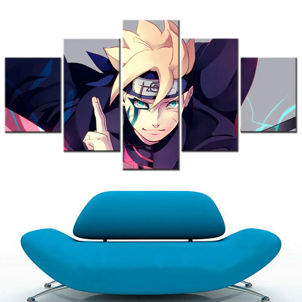 Quadro Boruto Due Vortici Blu - Naruto Shippuden™