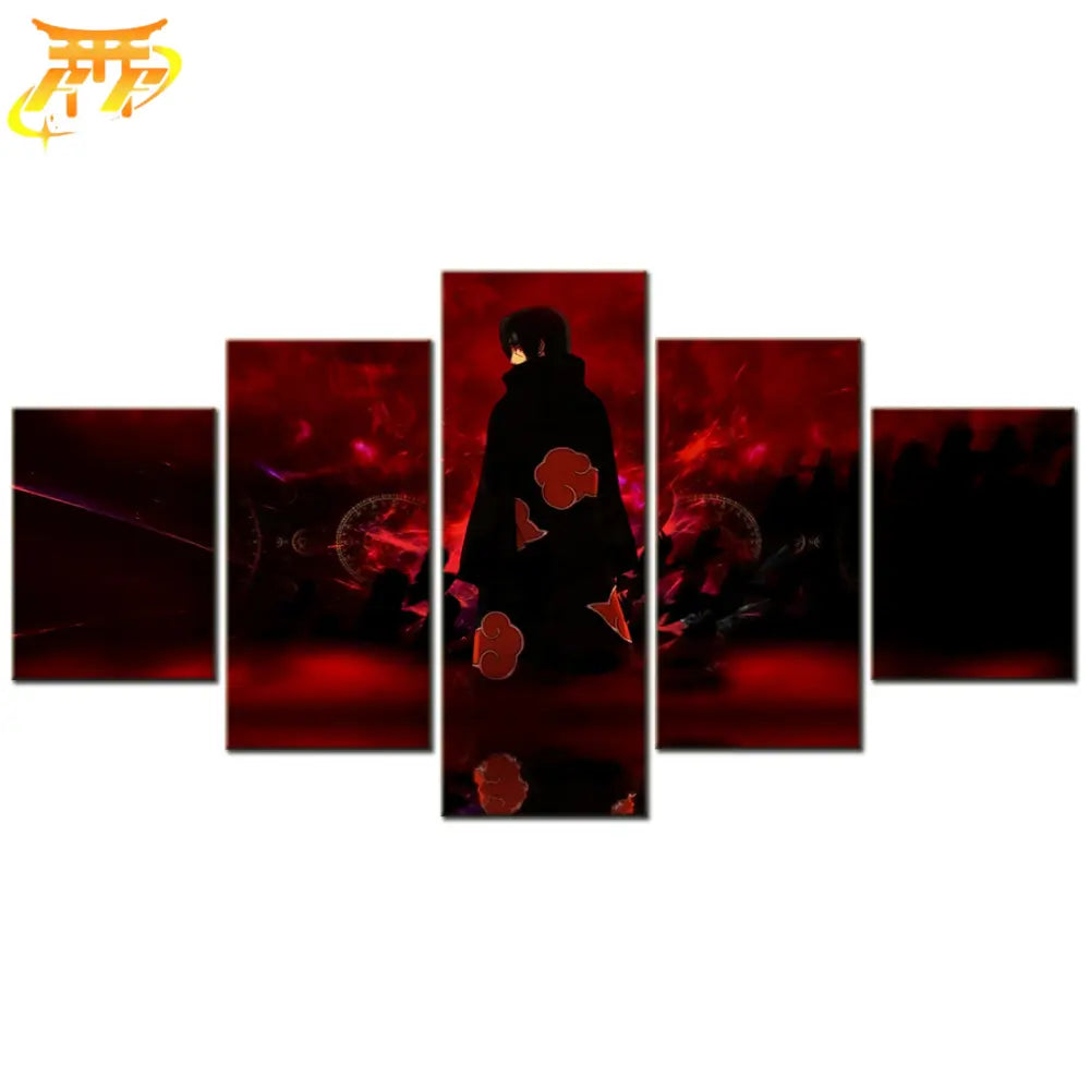 Quadro Itachi Uchiha Akatsuki - Naruto Shippuden™