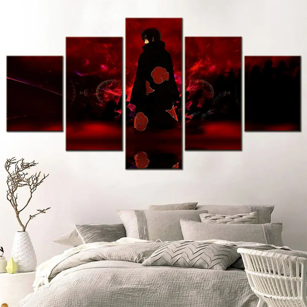 Quadro Itachi Uchiha Akatsuki - Naruto Shippuden™