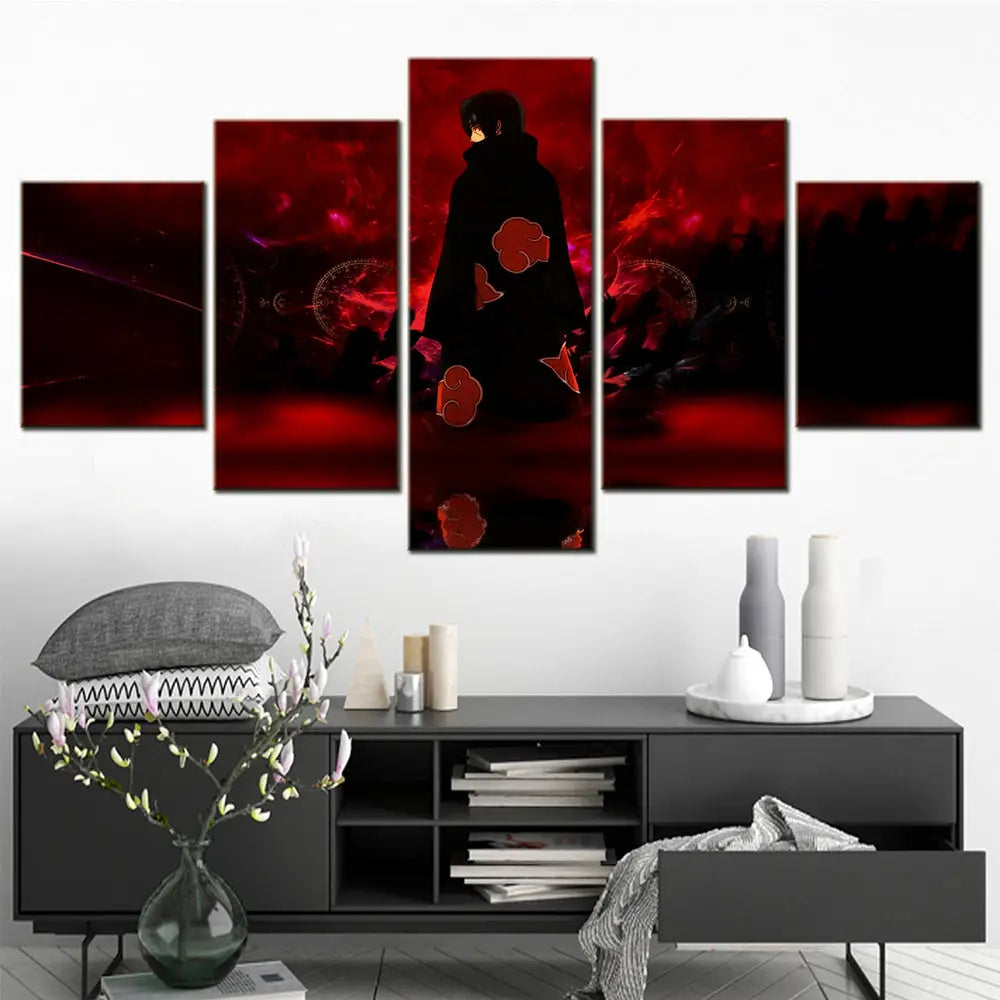 Quadro Itachi Uchiha Akatsuki - Naruto Shippuden™