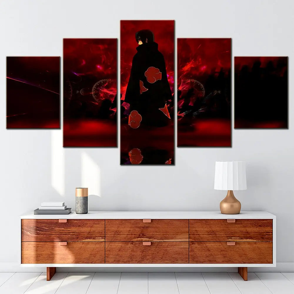 Quadro Itachi Uchiha Akatsuki - Naruto Shippuden™