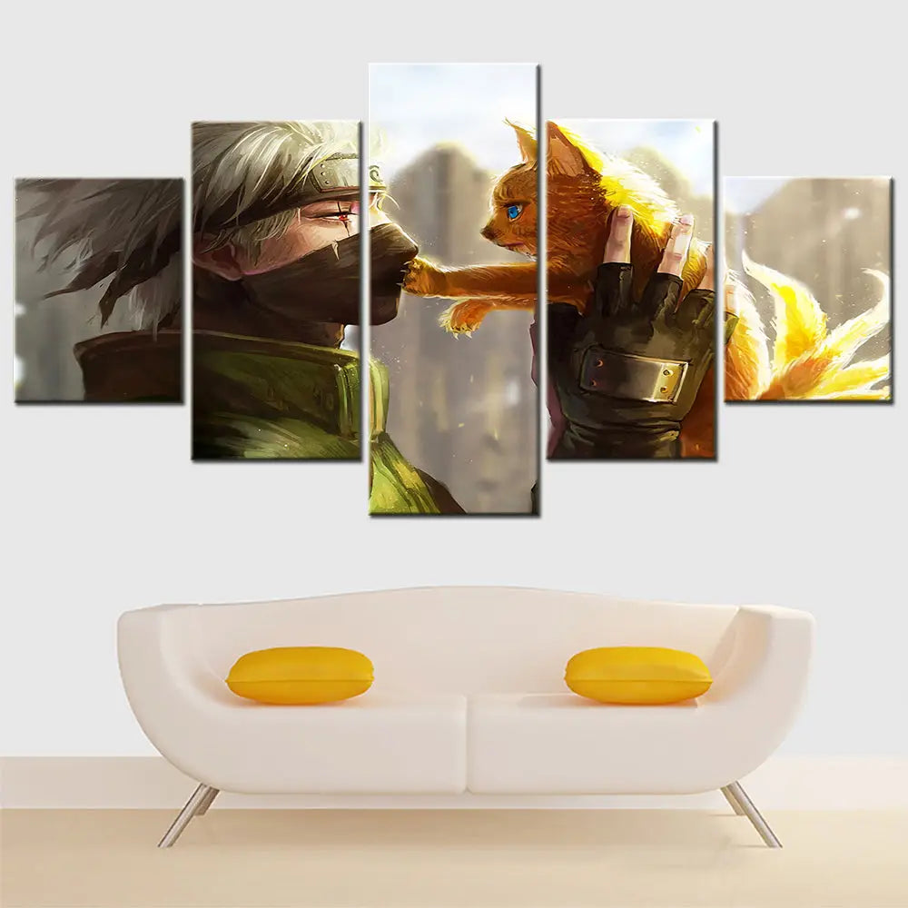 Quadro Kakashi & Kurama - Naruto Shippuden™