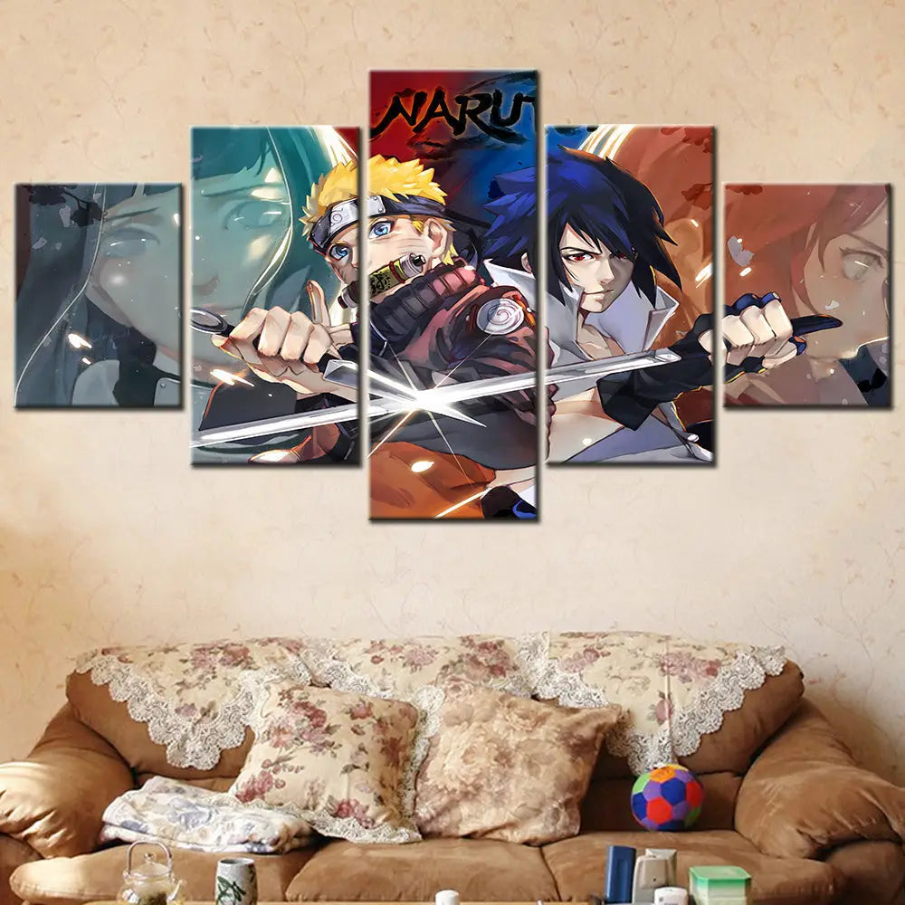 Quadro Le Lame della Determinazione - Naruto Shippuden™