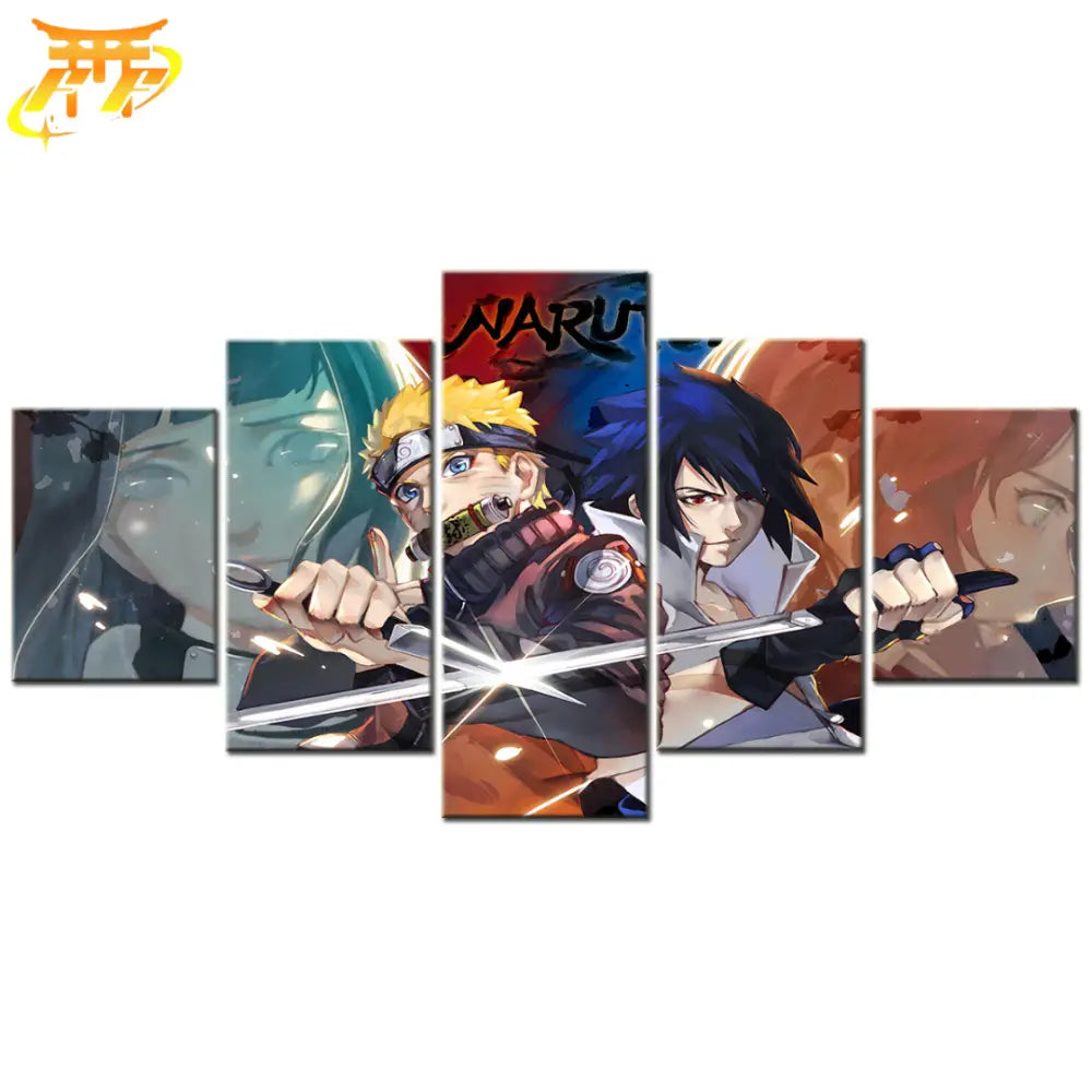 Quadro Le Lame della Determinazione - Naruto Shippuden™