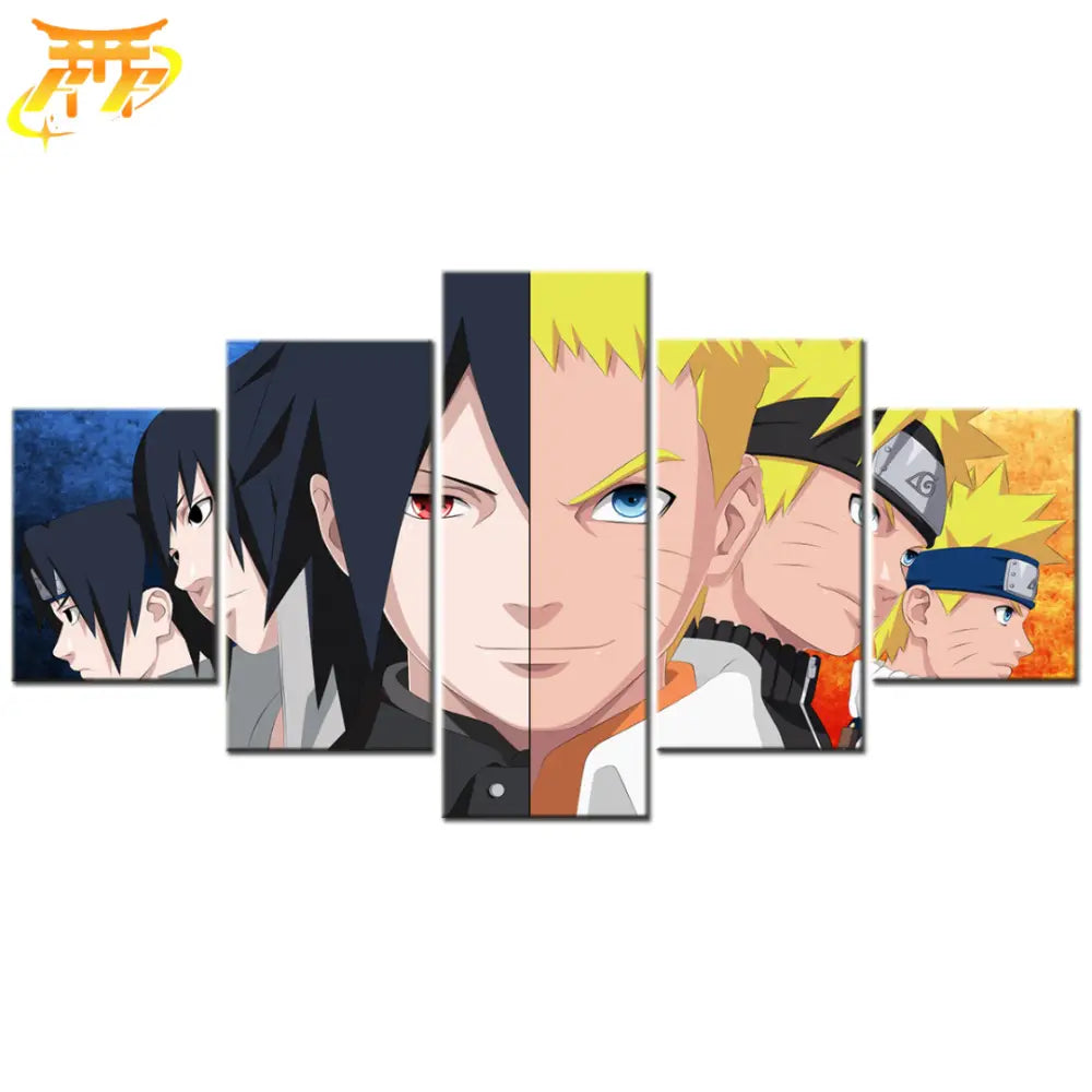 Quadro Naruto x Sasuke Destino - Naruto Shippuden™
