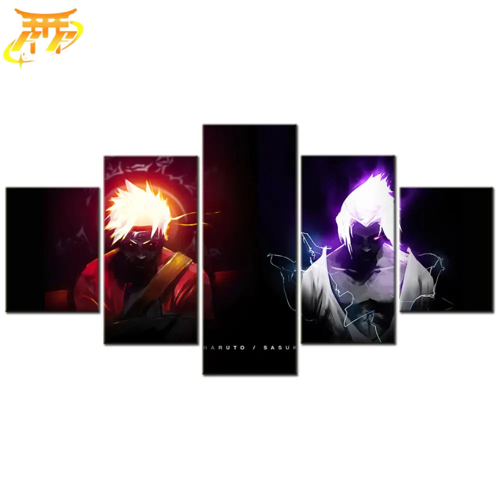 Quadro Naruto x Sasuke Rivali Eterni - Naruto Shippuden™