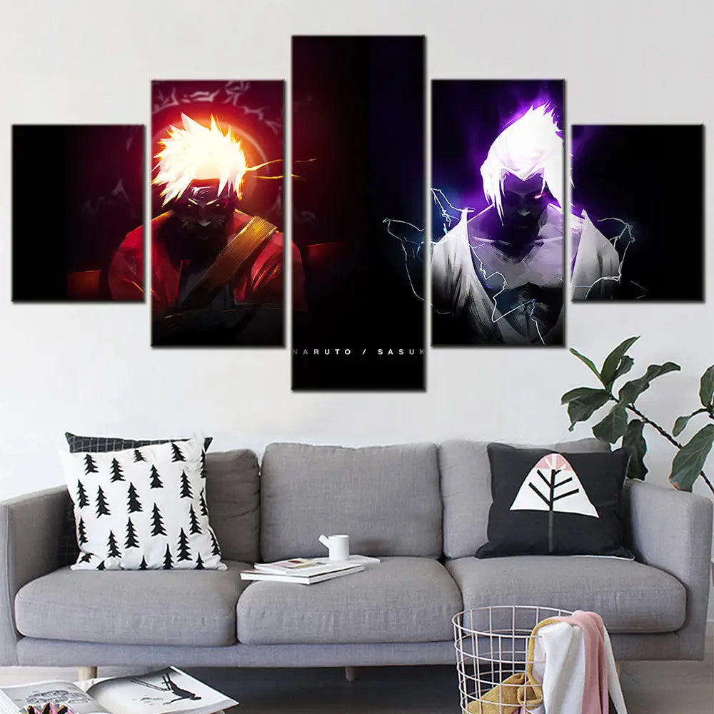 Quadro Naruto x Sasuke Rivali Eterni - Naruto Shippuden™
