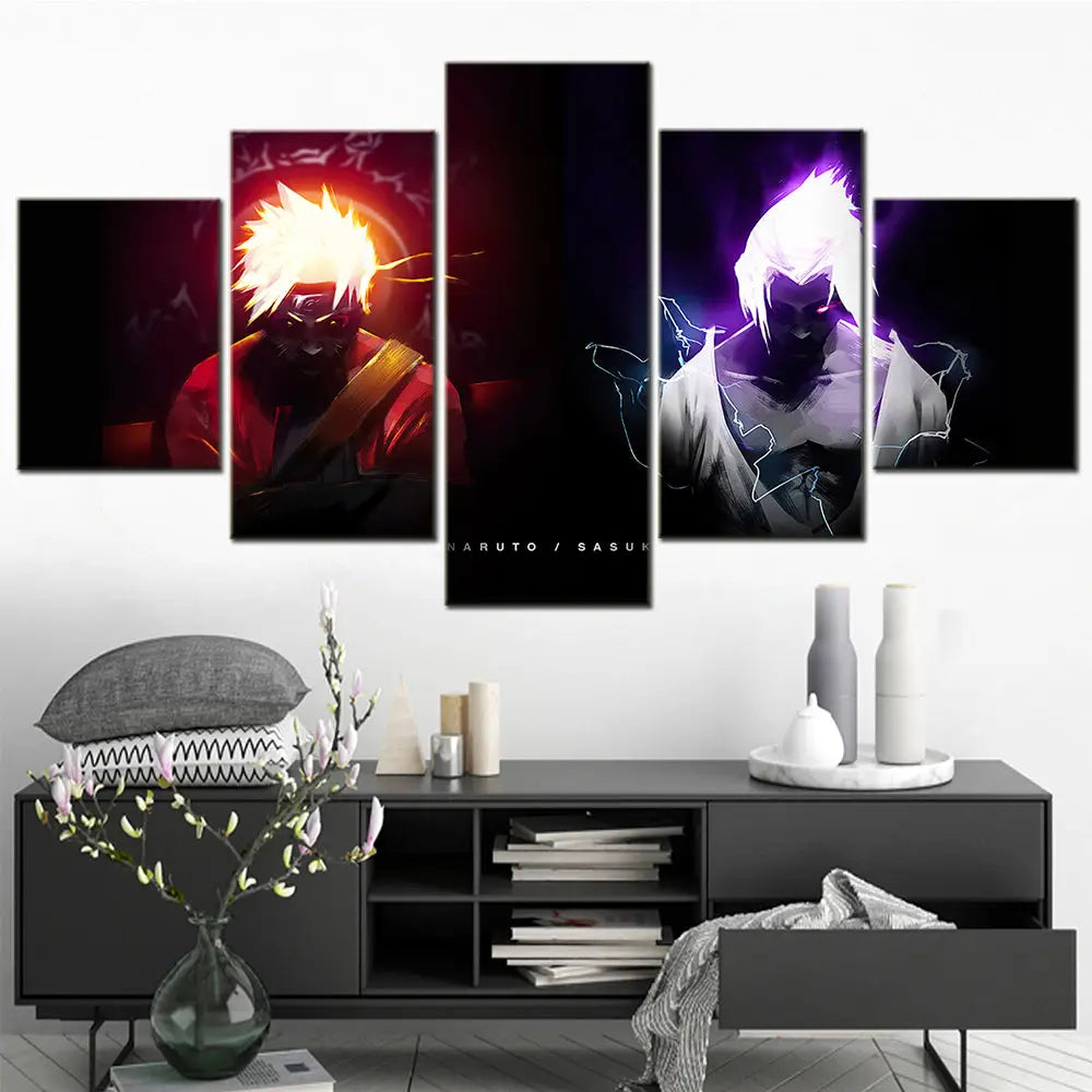 Quadro Naruto x Sasuke Rivali Eterni - Naruto Shippuden™
