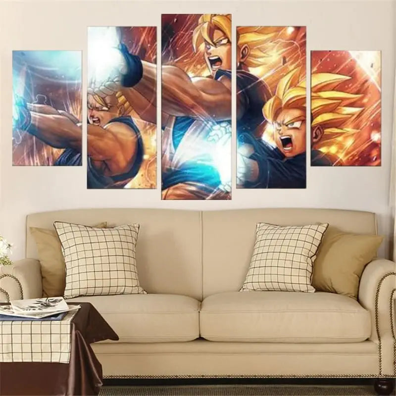 Quadro padre figlio Kamehameha - Dragon Ball Z™