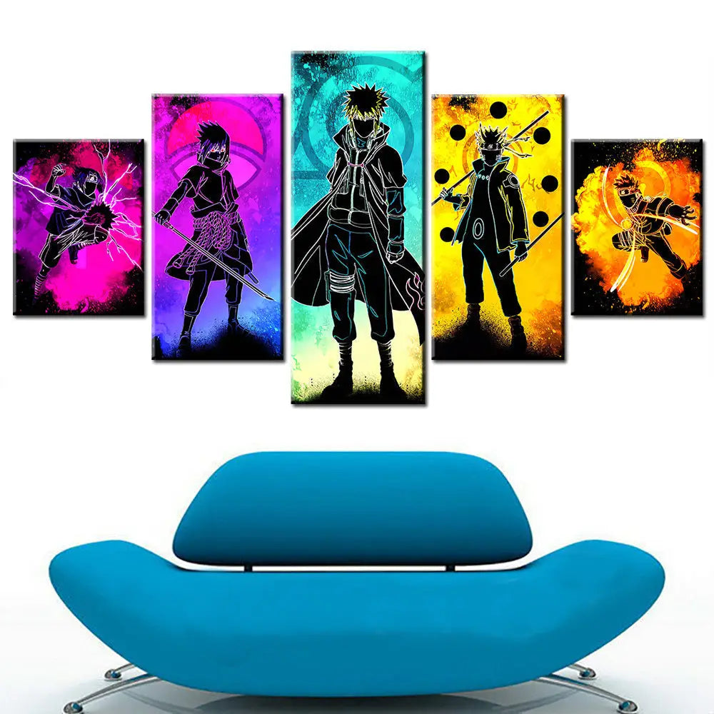 Quadro Sasuke & Minato & Naruto - Naruto Shippuden™
