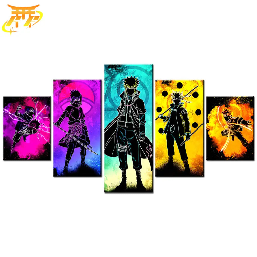 Quadro Sasuke & Minato & Naruto - Naruto Shippuden™