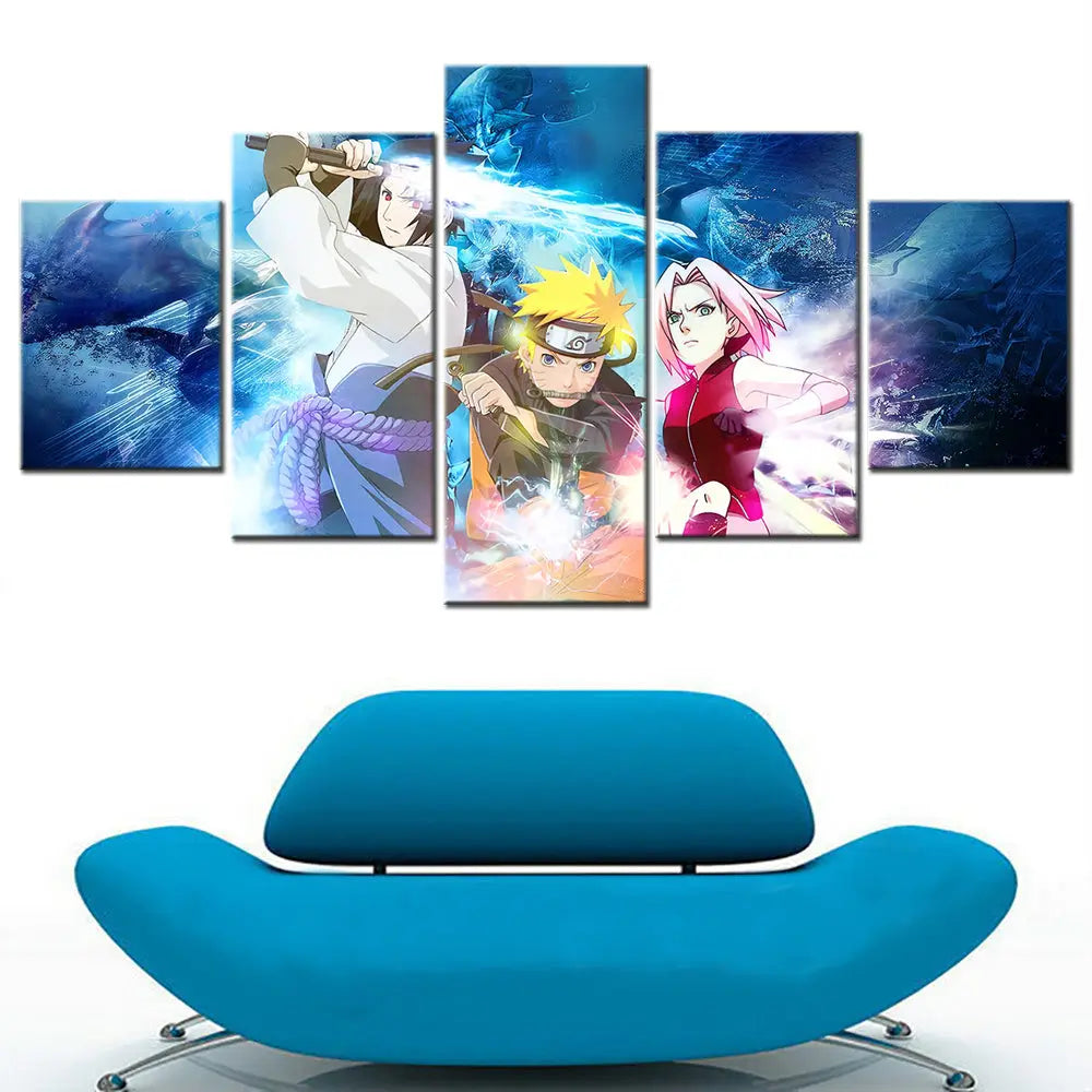 Quadro Sasuke x Naruto x Sakura - Naruto Shippuden™