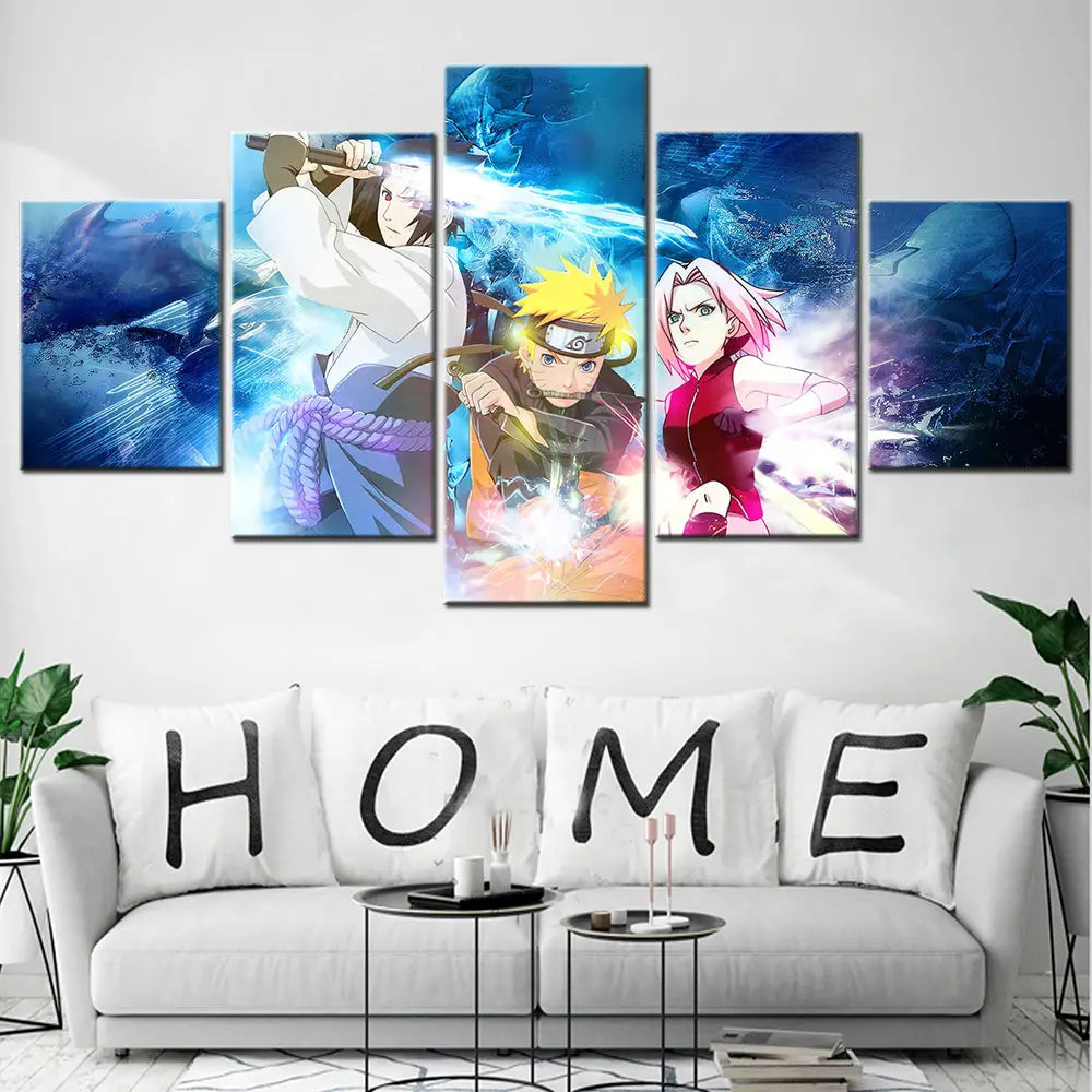 Quadro Sasuke x Naruto x Sakura - Naruto Shippuden™