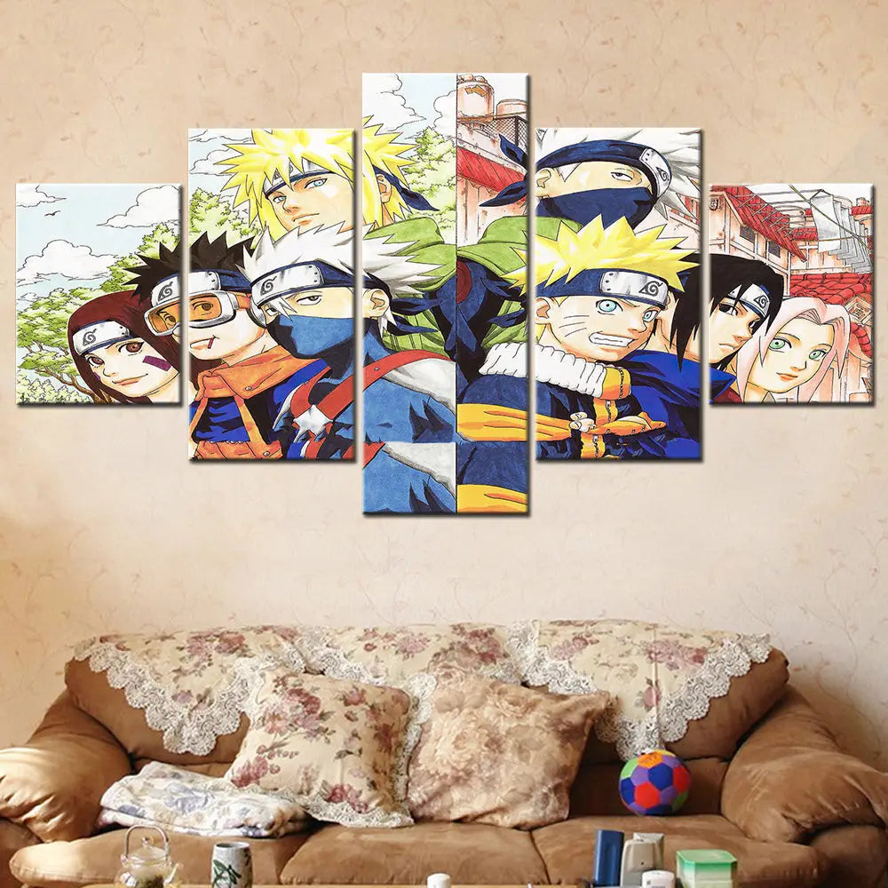 Quadro Squadra 7 1ª e 2ª Generazione - Naruto Shippuden™
