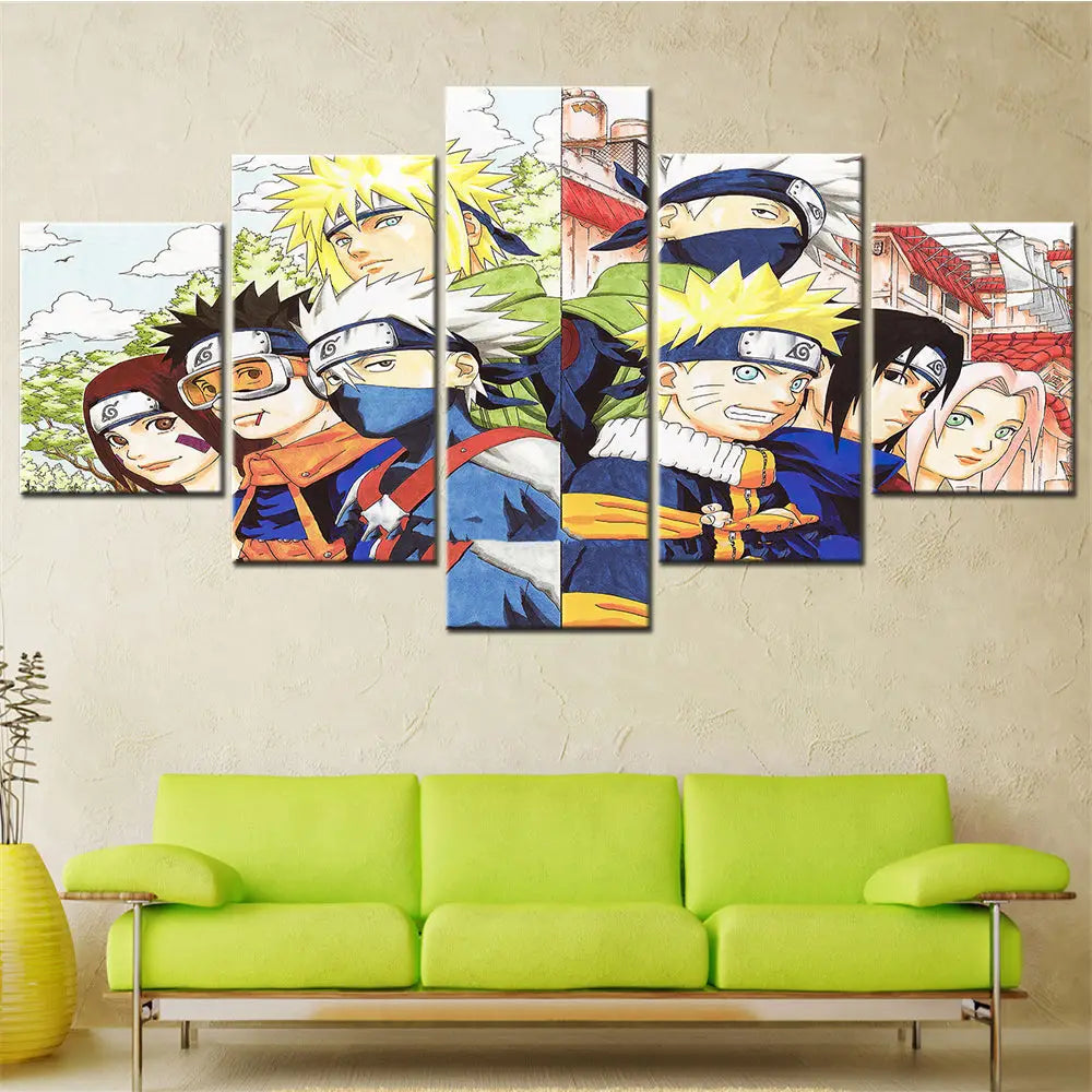Quadro Squadra 7 1ª e 2ª Generazione - Naruto Shippuden™