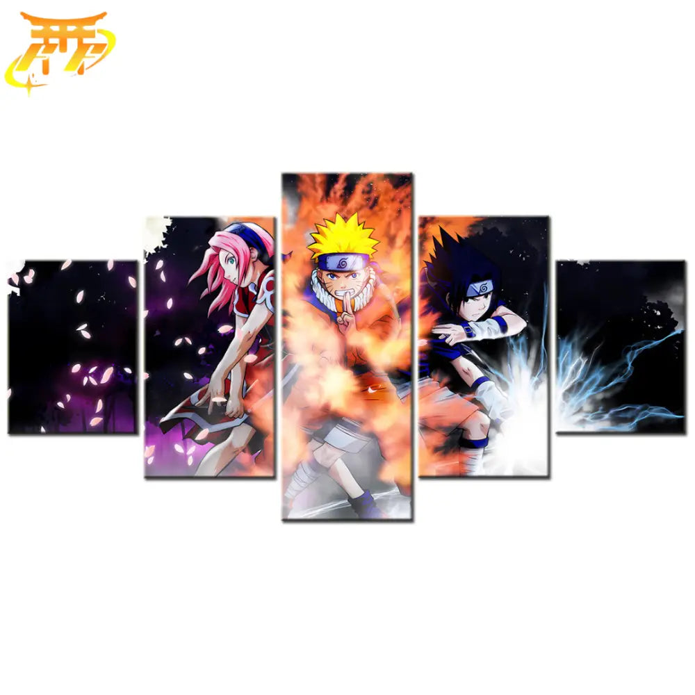 Quadro Squadra 7 Attacco Firma - Naruto Shippuden™