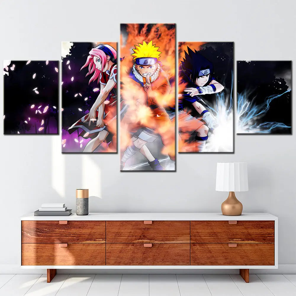 Quadro Squadra 7 Attacco Firma - Naruto Shippuden™