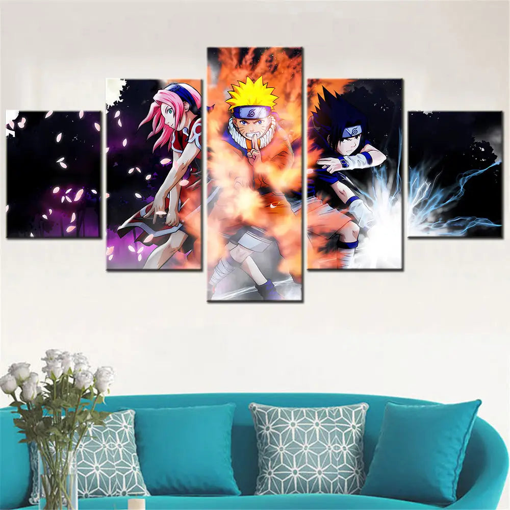 Quadro Squadra 7 Attacco Firma - Naruto Shippuden™