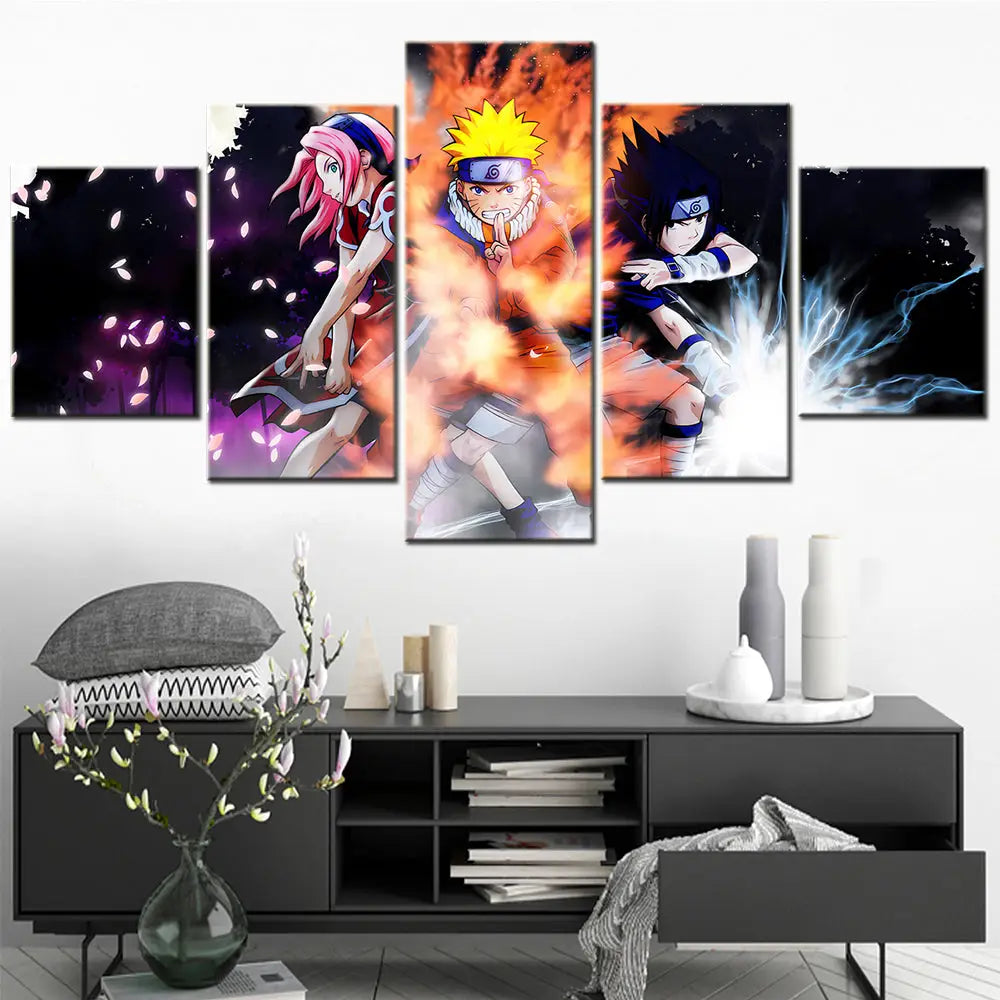 Quadro Squadra 7 Attacco Firma - Naruto Shippuden™