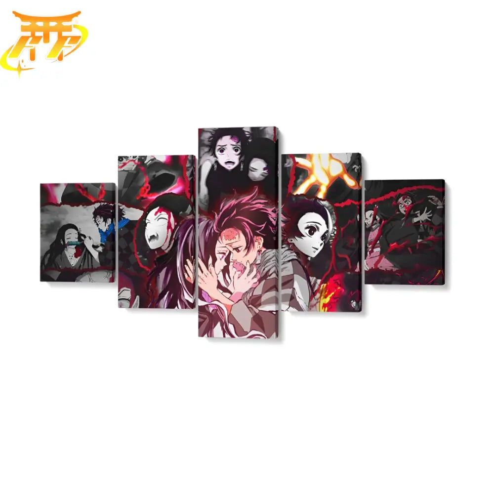 Tanjiro e Nezuko Quadro - Demon Slayer™