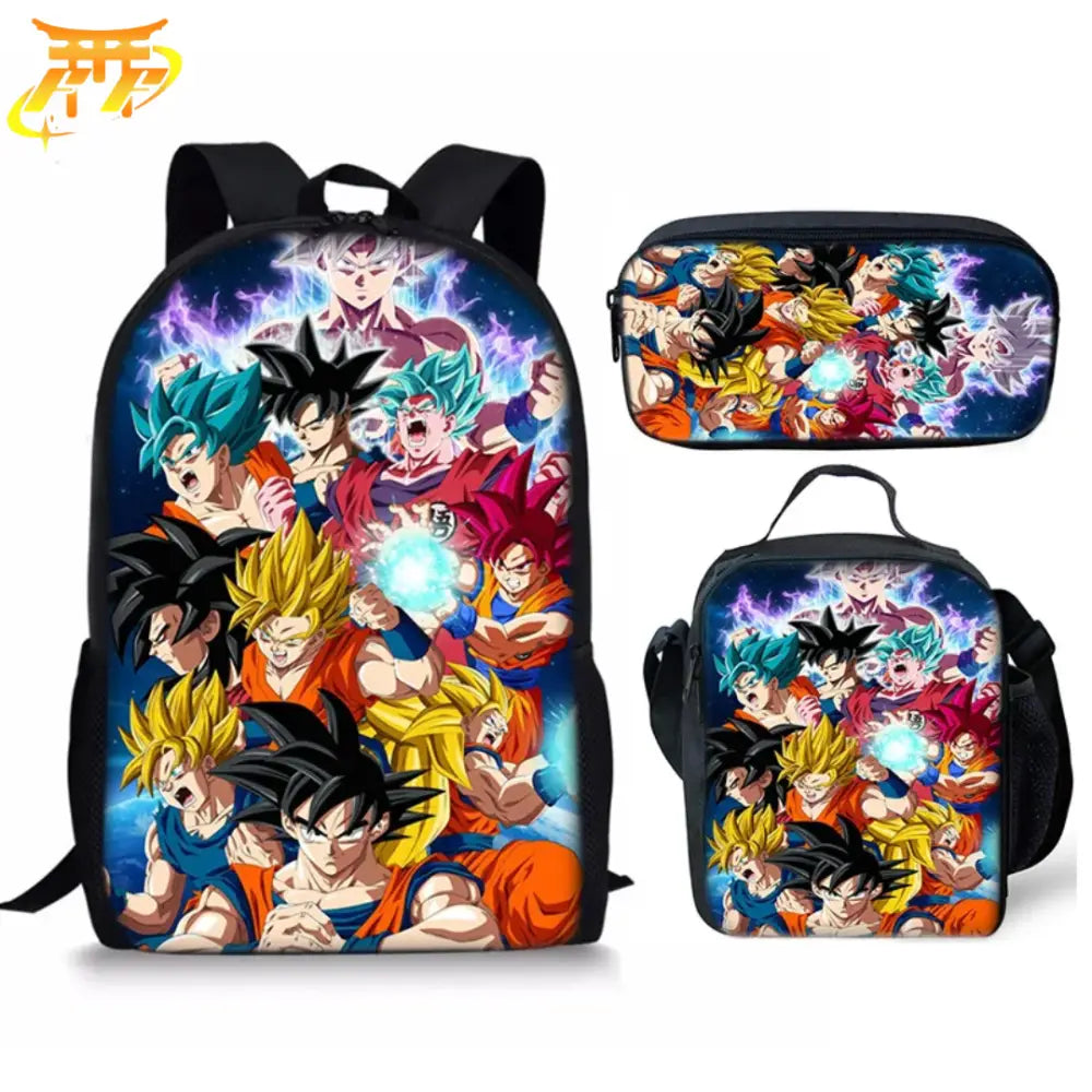 Zaino con Astuccio e Borsa Goku’s Transformations - Dragon Ball Z™