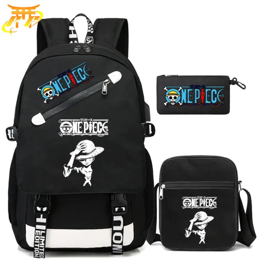 Zaino con Astuccio e Borsa Monkey D. Luffy - One Piece™