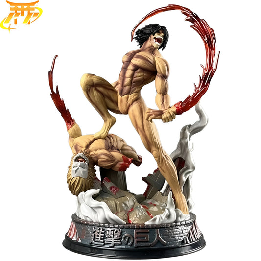Action Figure Titan Assalitore vs Titan Mascella - Attack on Titan™