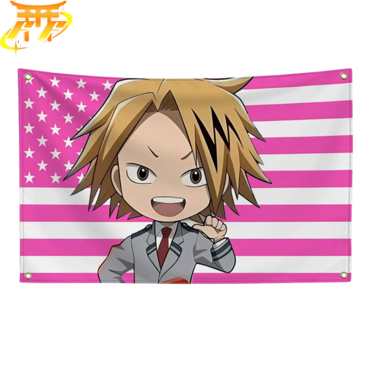 Bandiera Denki Kaminari "Stile Chibi Studente" – My Hero Academia™