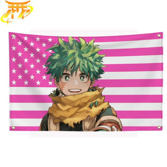 Bandiera Izuku Midoriya "Tenuta di Sopravvivenza" – My Hero Academia™