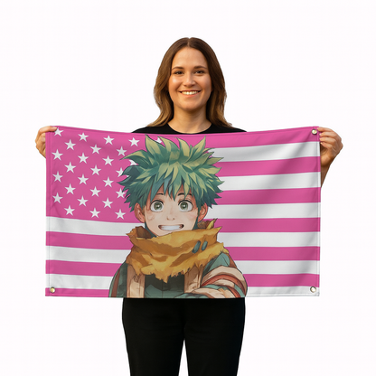 Bandiera Izuku Midoriya "Tenuta di Sopravvivenza" – My Hero Academia™