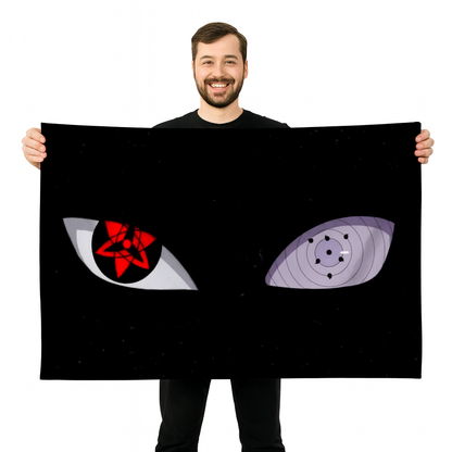 Bandiera Madara Uchiwa "Sharingan e Rinnegan" – Naruto™